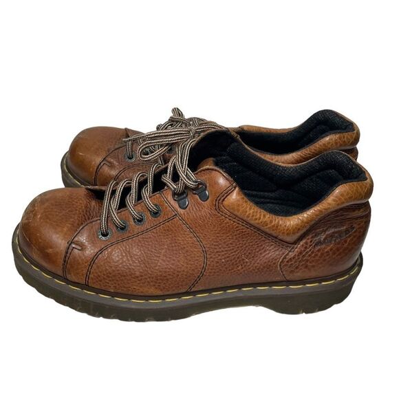 Dr. Martens Brown Leather Platform Oxford Shoes main image 7